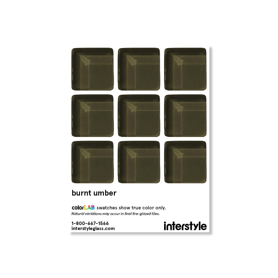 Sample Swatch | Burnt Umber