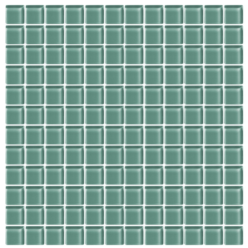 In-Stock Glass Tile | Organic Green